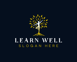 Human Tree Wellness logo design