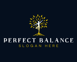 Human Tree Wellness logo design