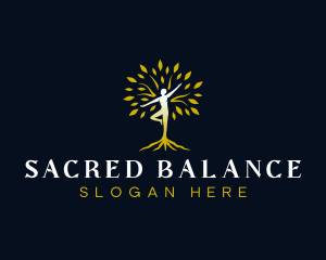 Human Tree Wellness logo design