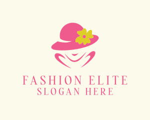 Women Fashion Flower Hat logo