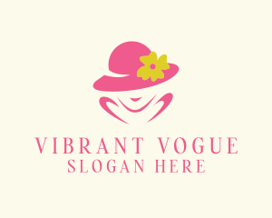 Women Fashion Flower Hat logo