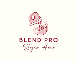 Hand Mixer Baking  Tools logo design