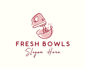 Hand Mixer Baking  Tools logo design