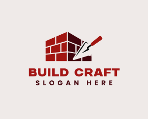 Masonry Trowel Bricks logo design