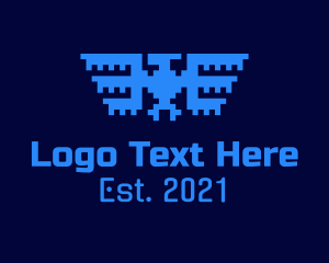 Tech Pixel Bird  logo
