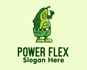 Muscular Healthy Avocado  logo