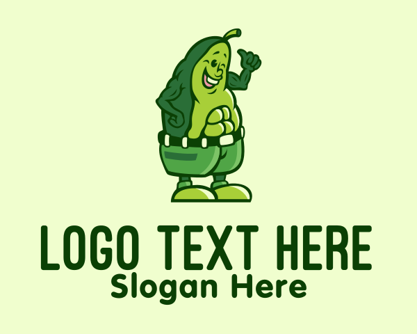 Alligator Pear logo example 1