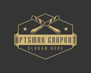 Craftsman Chisel Carpenter logo design