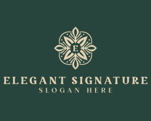 Elegant Floral Boutique logo design