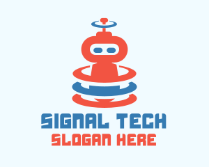 Cute Robot Signal logo
