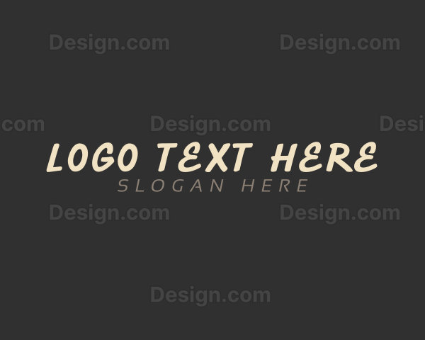 Casual Retro Brand Logo