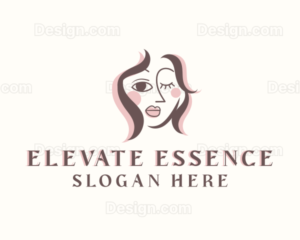 Creative Woman Portrait Logo