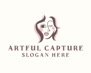 Creative Woman Portrait logo