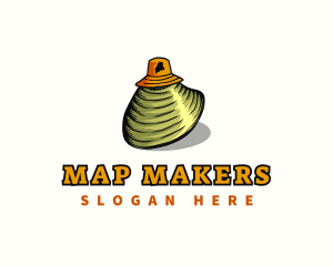 Maine Clam Shell logo design