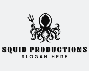Squid Trident Kraken logo