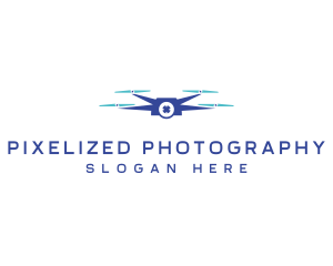 Surveillance Drone Lens logo design