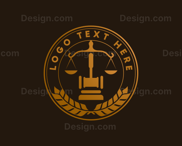 Legal Scales Attorney Logo