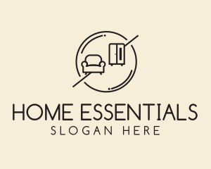 Minimalist Furniture Homewares  logo design