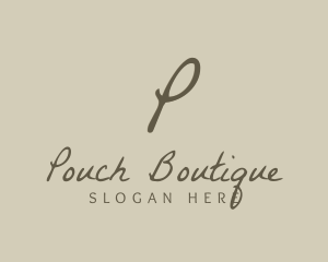 Stylish Cursive Boutique logo design