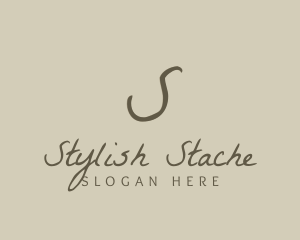 Stylish Cursive Boutique logo design