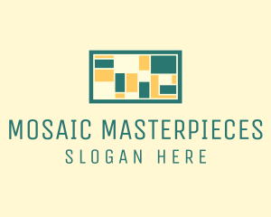 Interior Mosaic Painting logo design