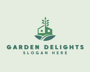 Natural Home Landscaping logo design