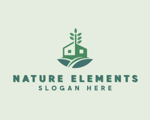 Natural Home Landscaping logo design