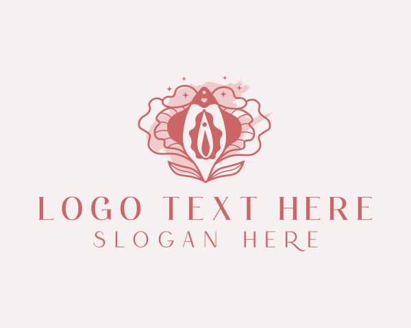 Vulva logo example 3