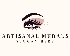 Eyelash Beauty Cosmetics logo design