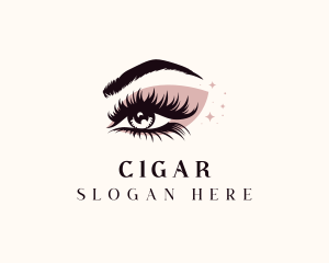 Eyelash Beauty Cosmetics logo design