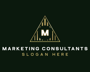 Marketing Professional Triangle logo design