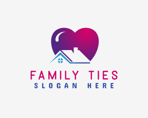 Roof  Heart Charity logo design