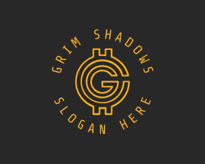 Gold Coin Letter G  logo design