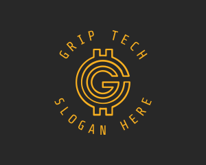 Gold Coin Letter G  logo design