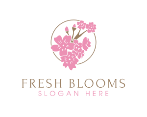 Spring Flower Season logo design