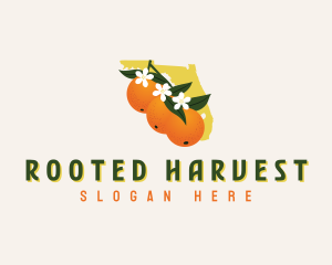 Florida Orange Blossom logo design