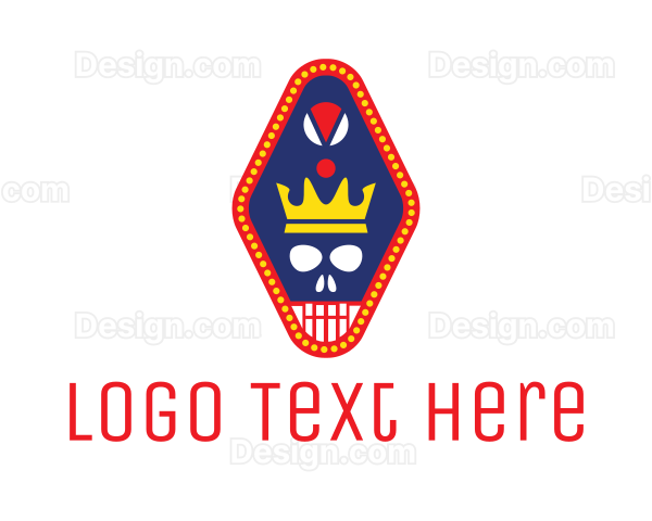 Crown Skull Pendant Logo