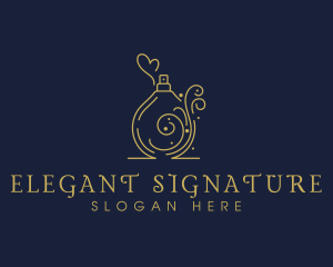 Elegant Perfume Boutique logo design