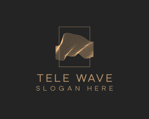 Luxury Aesthetic Wave logo design