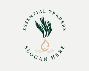 Organic Herbal Oil logo design