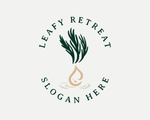 Organic Herbal Oil logo design