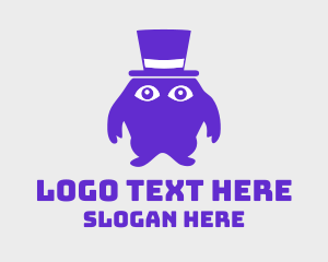 Purple Top Hat Monster logo