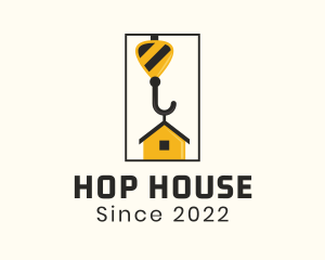 Construction Crane House logo design