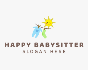 Sunny Baby Clothes logo design