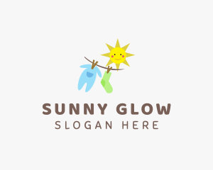 Sunny Baby Clothes logo design