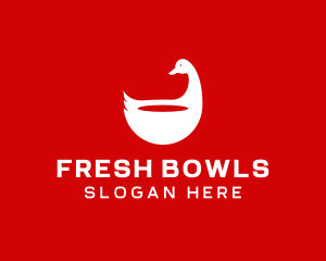 Duck Bowl Restaurant logo design