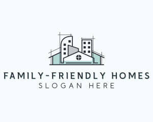 Home Residence Architect logo design