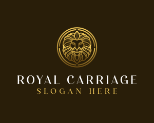 Elegant Royal Lion logo design