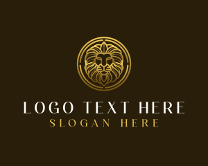 Elegant Royal Lion logo