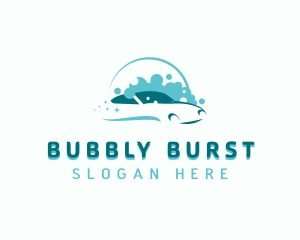 Bubbles Car Wash logo design